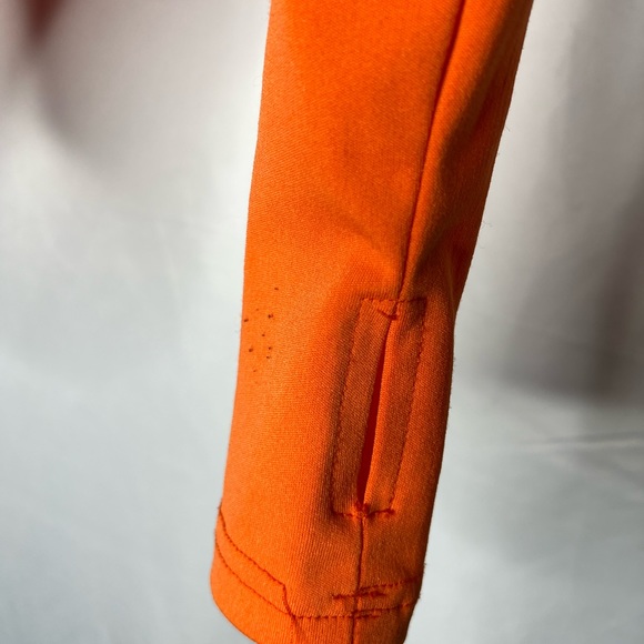 Sexy and alluring bright orange bodysuit, with a zipper! - Picture 3 of 3